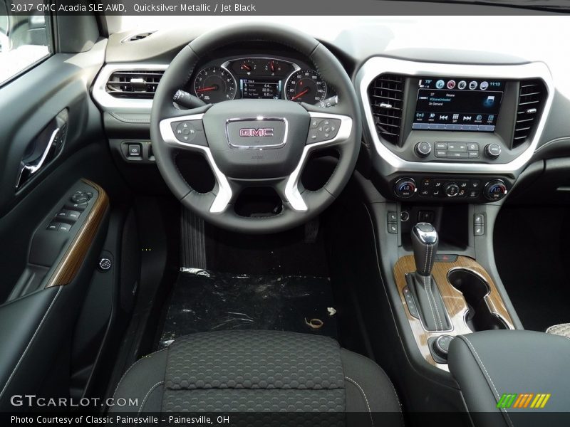 Quicksilver Metallic / Jet Black 2017 GMC Acadia SLE AWD