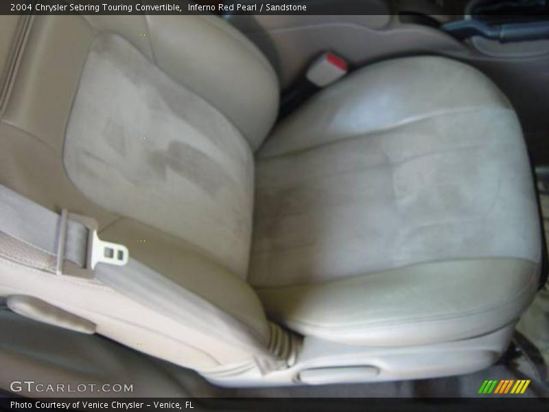 Inferno Red Pearl / Sandstone 2004 Chrysler Sebring Touring Convertible