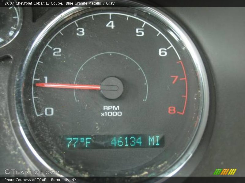 Blue Granite Metallic / Gray 2007 Chevrolet Cobalt LS Coupe