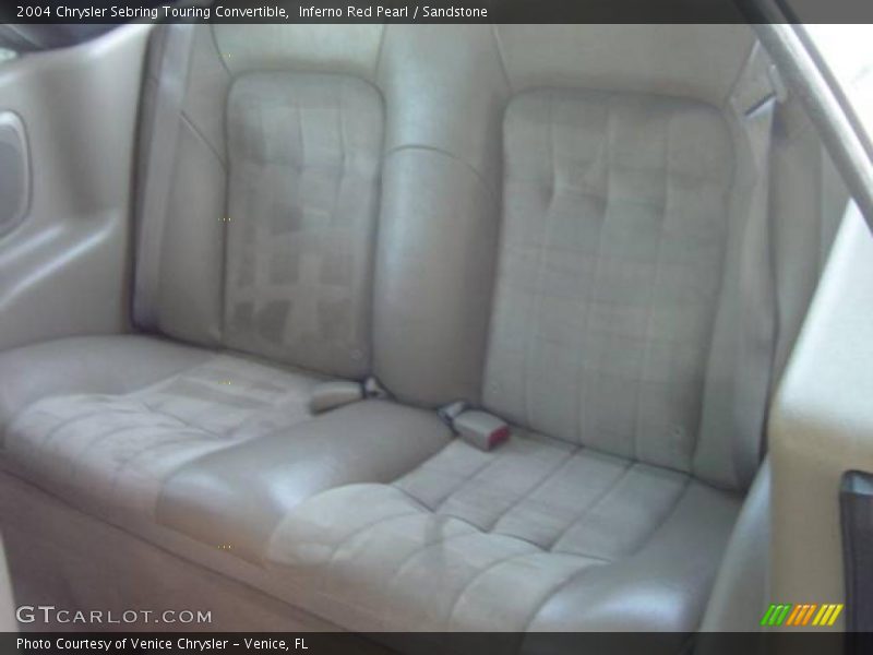 Inferno Red Pearl / Sandstone 2004 Chrysler Sebring Touring Convertible