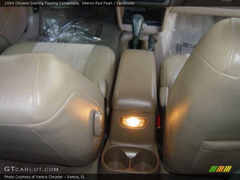 Inferno Red Pearl / Sandstone 2004 Chrysler Sebring Touring Convertible