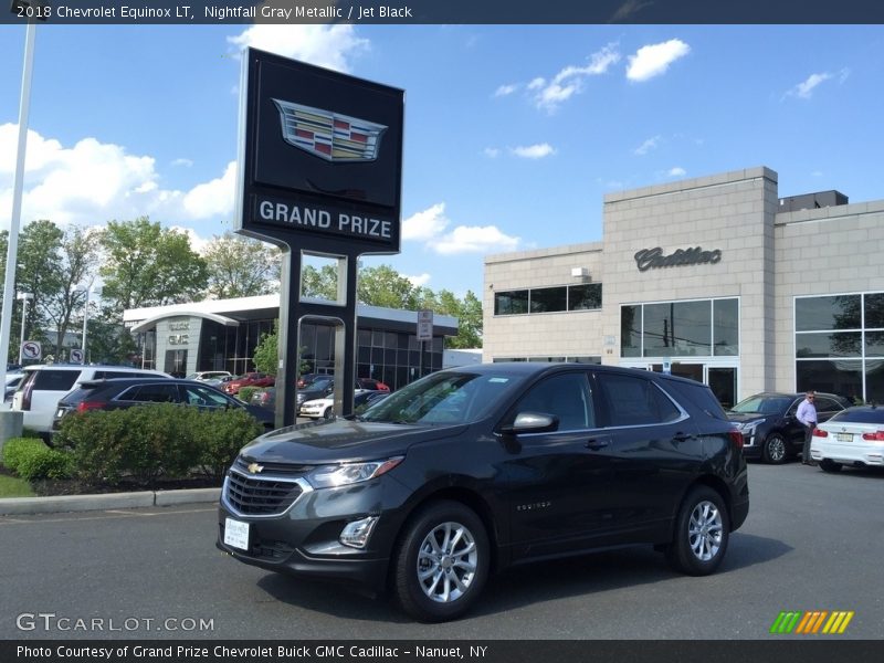 Nightfall Gray Metallic / Jet Black 2018 Chevrolet Equinox LT