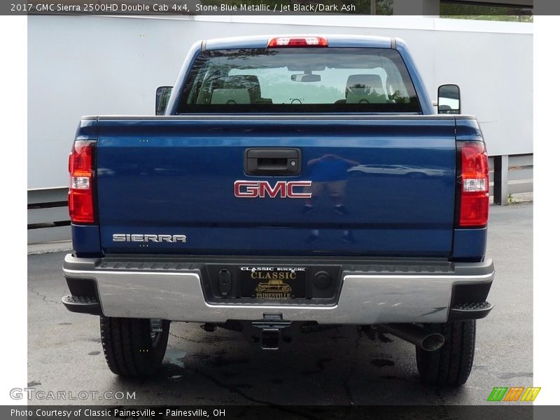 Stone Blue Metallic / Jet Black/Dark Ash 2017 GMC Sierra 2500HD Double Cab 4x4