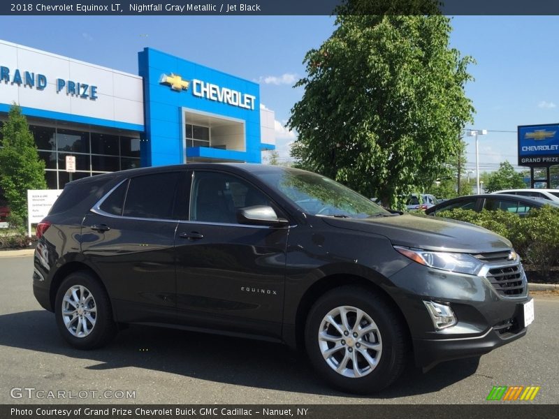 Nightfall Gray Metallic / Jet Black 2018 Chevrolet Equinox LT