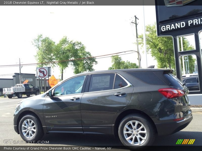 Nightfall Gray Metallic / Jet Black 2018 Chevrolet Equinox LT