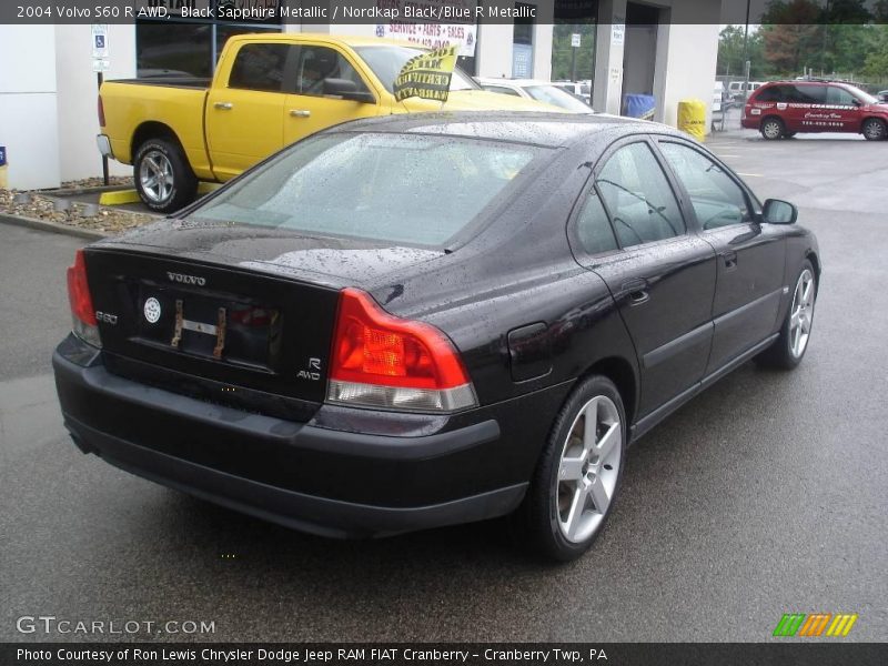 Black Sapphire Metallic / Nordkap Black/Blue R Metallic 2004 Volvo S60 R AWD