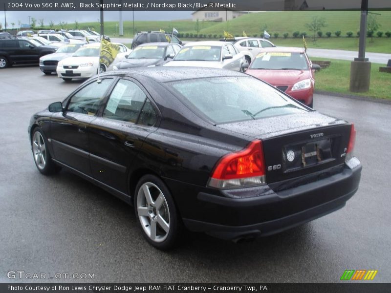 Black Sapphire Metallic / Nordkap Black/Blue R Metallic 2004 Volvo S60 R AWD