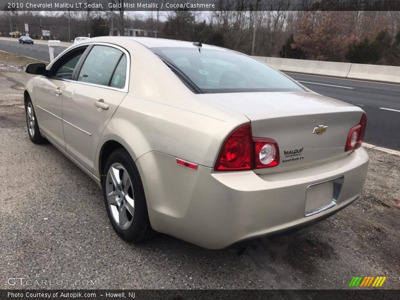 Gold Mist Metallic / Cocoa/Cashmere 2010 Chevrolet Malibu LT Sedan