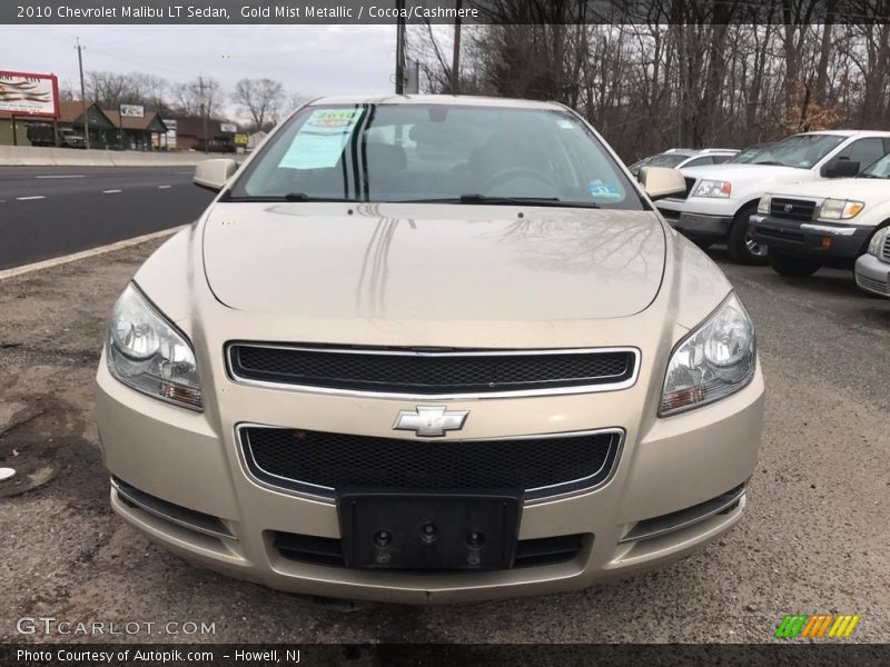 Gold Mist Metallic / Cocoa/Cashmere 2010 Chevrolet Malibu LT Sedan