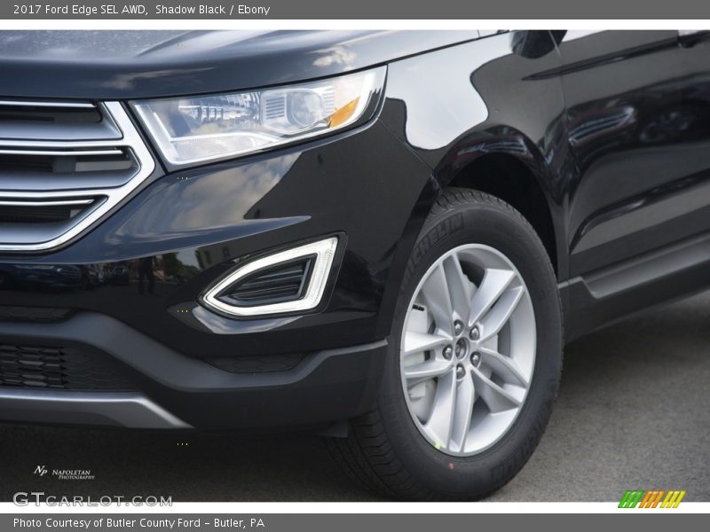 Shadow Black / Ebony 2017 Ford Edge SEL AWD