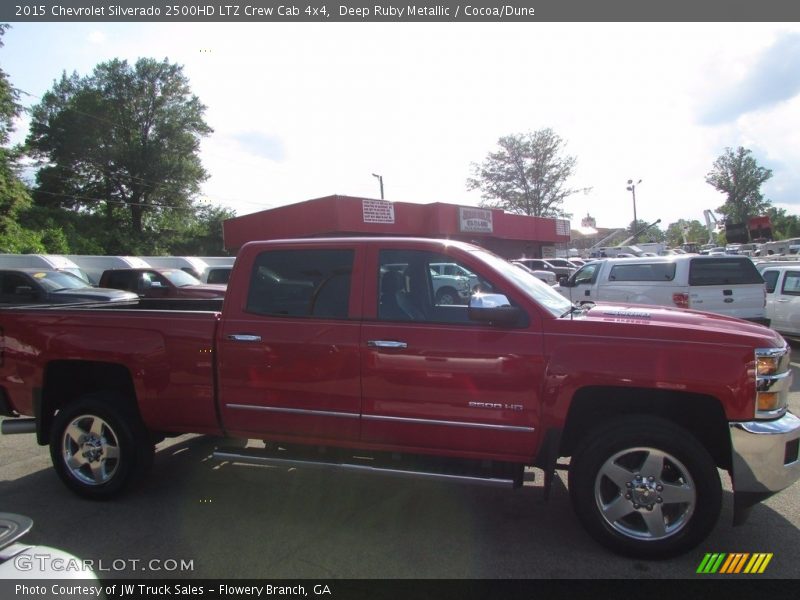 Deep Ruby Metallic / Cocoa/Dune 2015 Chevrolet Silverado 2500HD LTZ Crew Cab 4x4
