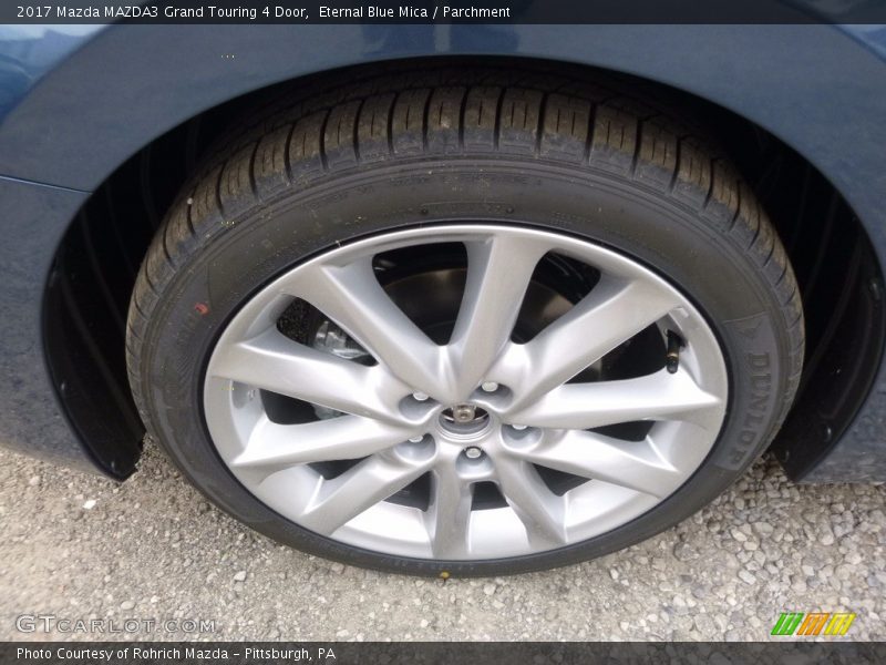 Eternal Blue Mica / Parchment 2017 Mazda MAZDA3 Grand Touring 4 Door