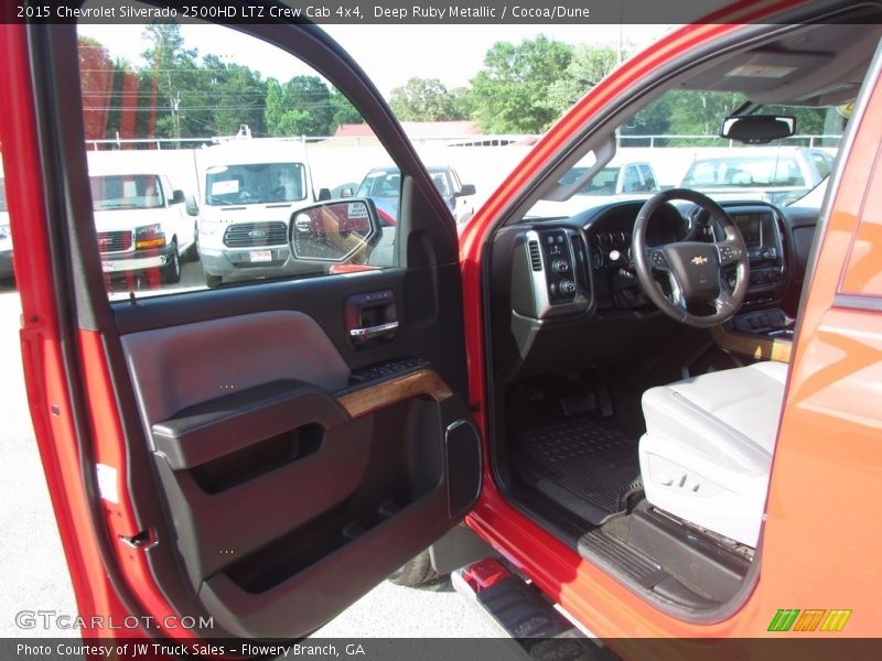 Deep Ruby Metallic / Cocoa/Dune 2015 Chevrolet Silverado 2500HD LTZ Crew Cab 4x4