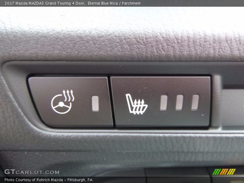 Eternal Blue Mica / Parchment 2017 Mazda MAZDA3 Grand Touring 4 Door