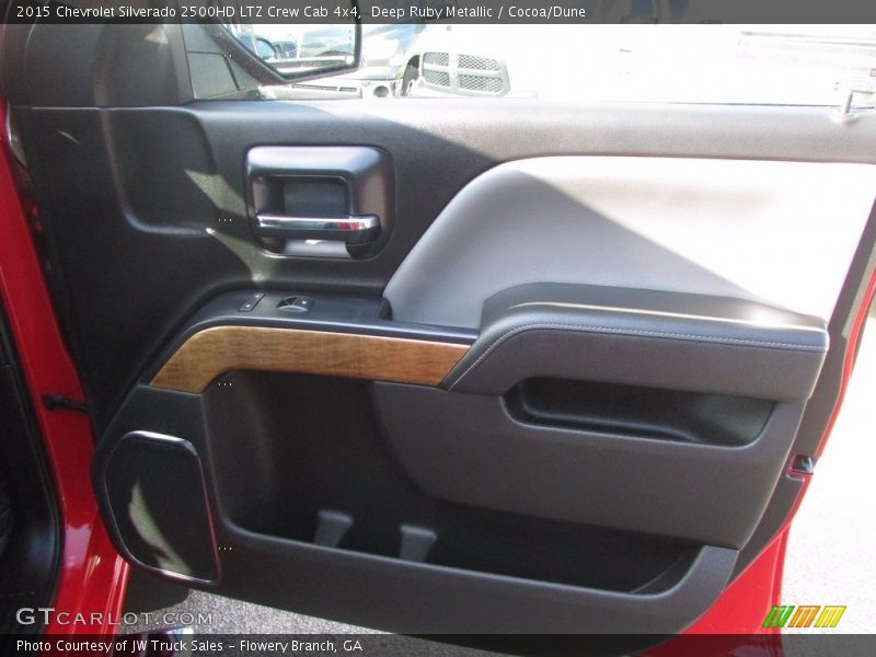 Deep Ruby Metallic / Cocoa/Dune 2015 Chevrolet Silverado 2500HD LTZ Crew Cab 4x4