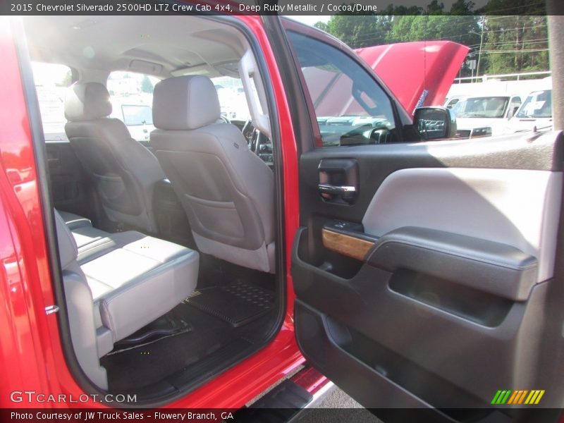 Deep Ruby Metallic / Cocoa/Dune 2015 Chevrolet Silverado 2500HD LTZ Crew Cab 4x4