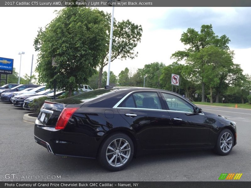 Black Raven / Light Platinum w/Jet Black Accents 2017 Cadillac CTS Luxury AWD