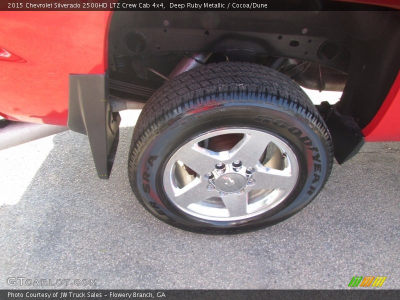 Deep Ruby Metallic / Cocoa/Dune 2015 Chevrolet Silverado 2500HD LTZ Crew Cab 4x4