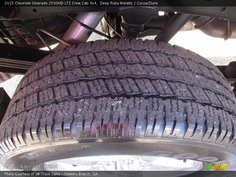 Deep Ruby Metallic / Cocoa/Dune 2015 Chevrolet Silverado 2500HD LTZ Crew Cab 4x4