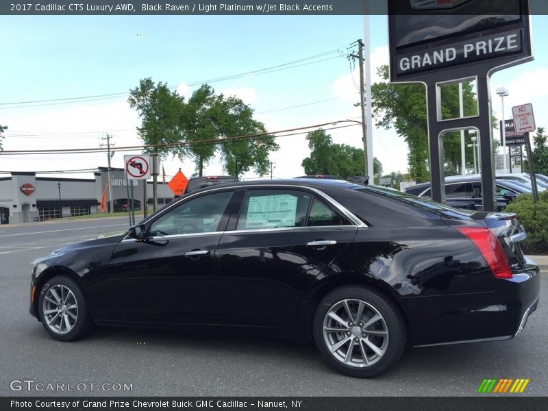 Black Raven / Light Platinum w/Jet Black Accents 2017 Cadillac CTS Luxury AWD