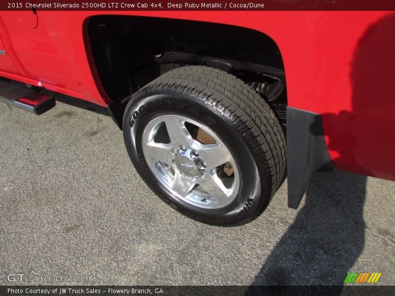 Deep Ruby Metallic / Cocoa/Dune 2015 Chevrolet Silverado 2500HD LTZ Crew Cab 4x4