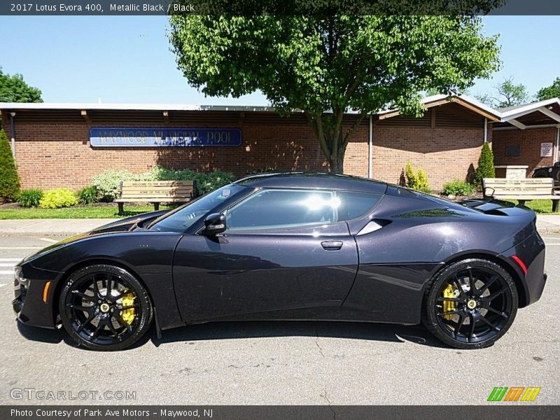 Metallic Black / Black 2017 Lotus Evora 400