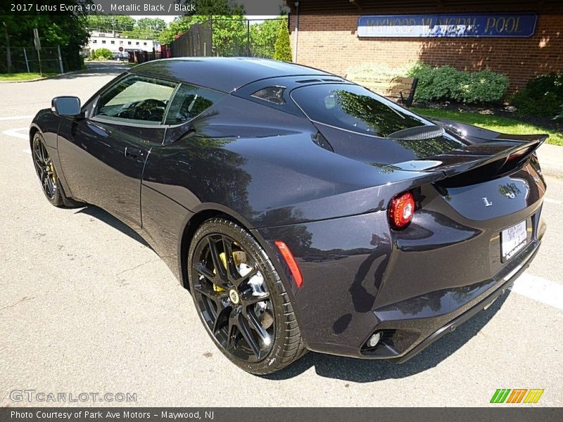 Metallic Black / Black 2017 Lotus Evora 400