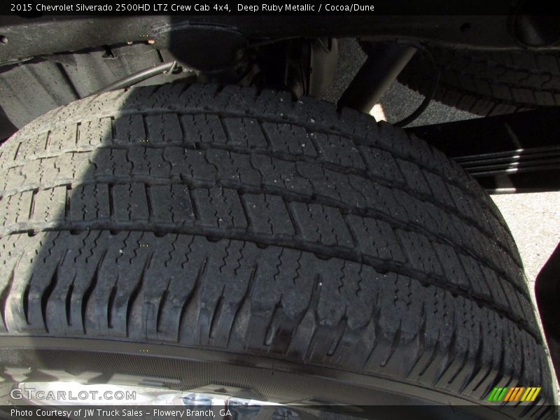 Deep Ruby Metallic / Cocoa/Dune 2015 Chevrolet Silverado 2500HD LTZ Crew Cab 4x4