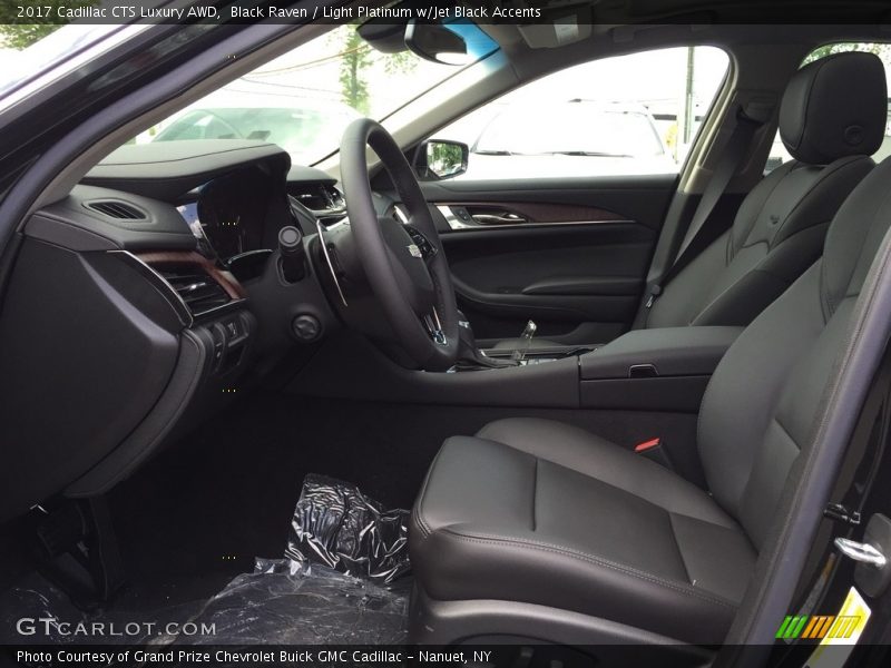 Black Raven / Light Platinum w/Jet Black Accents 2017 Cadillac CTS Luxury AWD