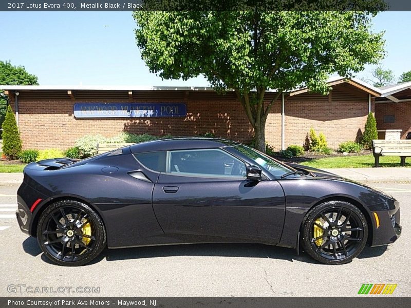 Metallic Black / Black 2017 Lotus Evora 400