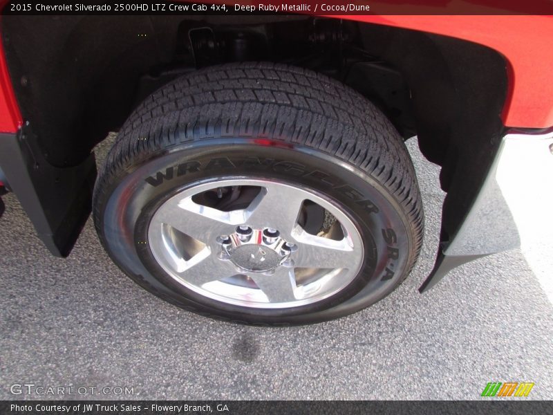 Deep Ruby Metallic / Cocoa/Dune 2015 Chevrolet Silverado 2500HD LTZ Crew Cab 4x4