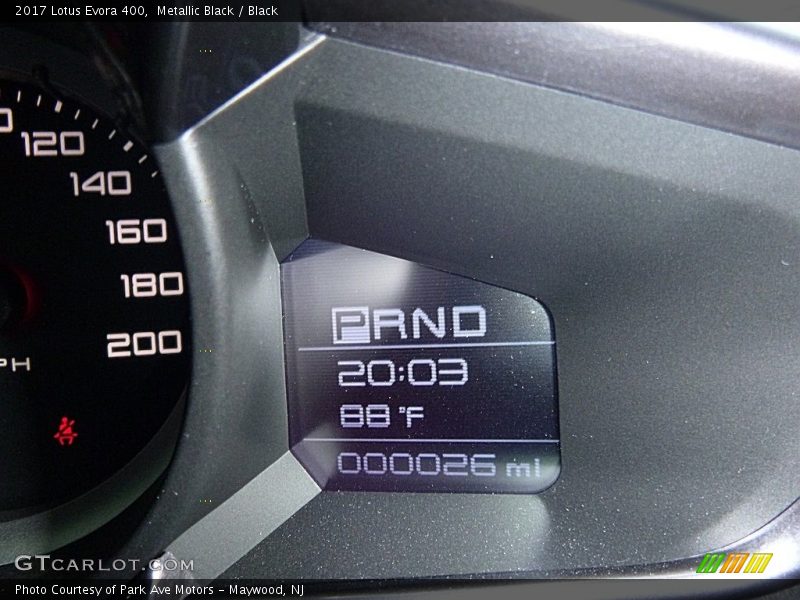 Metallic Black / Black 2017 Lotus Evora 400