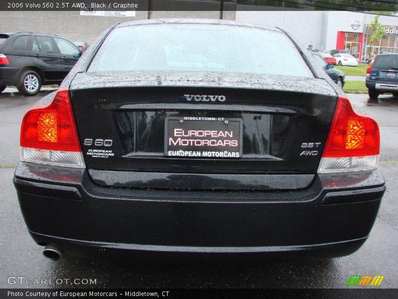 Black / Graphite 2006 Volvo S60 2.5T AWD