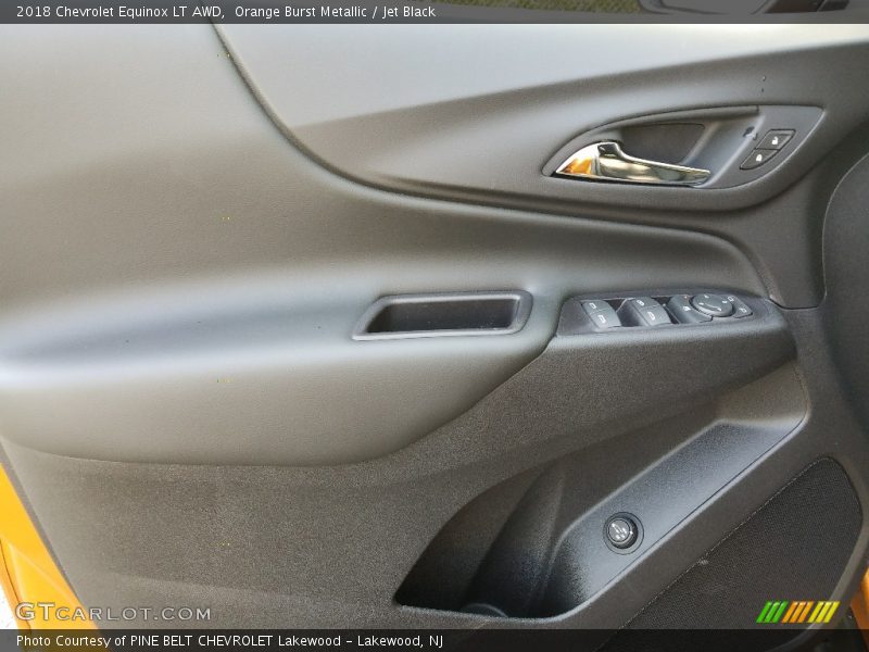 Orange Burst Metallic / Jet Black 2018 Chevrolet Equinox LT AWD
