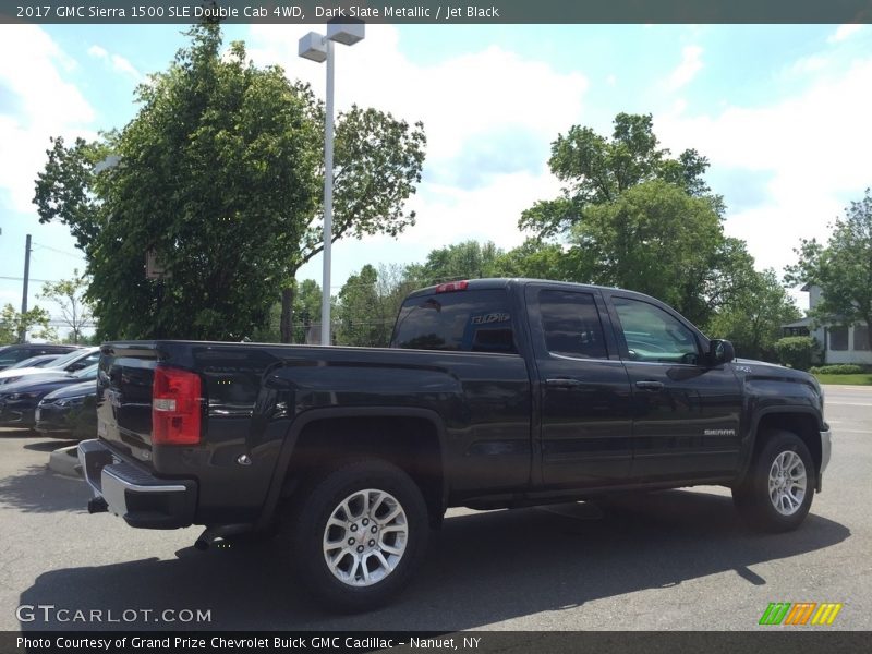 Dark Slate Metallic / Jet Black 2017 GMC Sierra 1500 SLE Double Cab 4WD