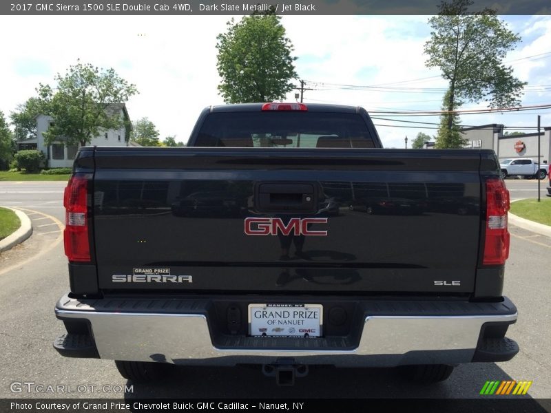 Dark Slate Metallic / Jet Black 2017 GMC Sierra 1500 SLE Double Cab 4WD