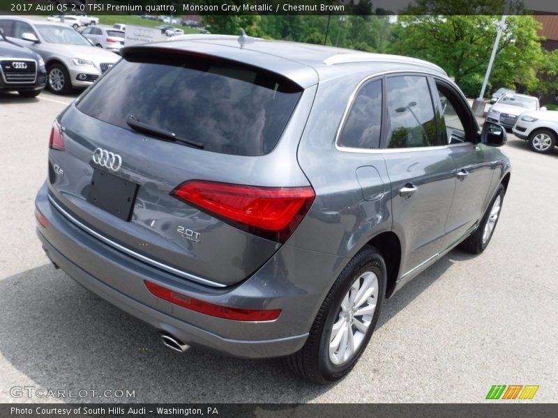 Monsoon Gray Metallic / Chestnut Brown 2017 Audi Q5 2.0 TFSI Premium quattro