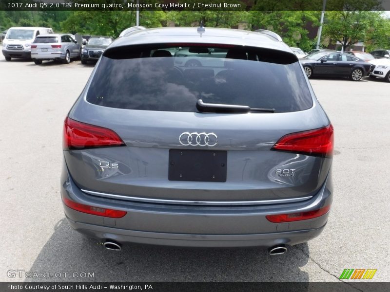 Monsoon Gray Metallic / Chestnut Brown 2017 Audi Q5 2.0 TFSI Premium quattro