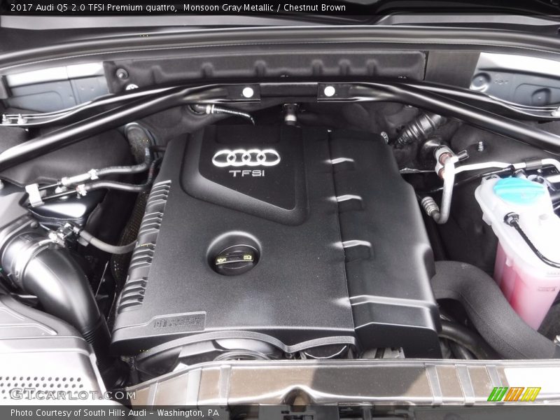  2017 Q5 2.0 TFSI Premium quattro Engine - 2.0 Liter Turbocharged TFSI DOHC 16-Valve VVT 4 Cylinder