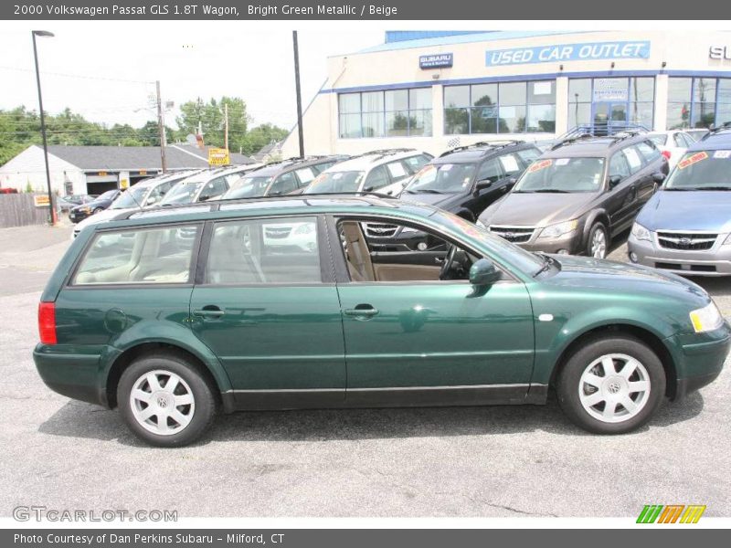 Bright Green Metallic / Beige 2000 Volkswagen Passat GLS 1.8T Wagon