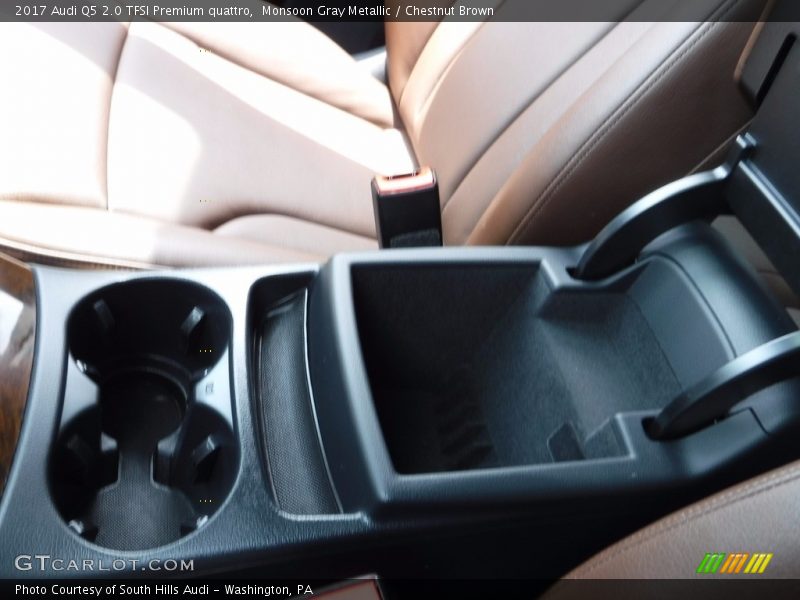 Monsoon Gray Metallic / Chestnut Brown 2017 Audi Q5 2.0 TFSI Premium quattro
