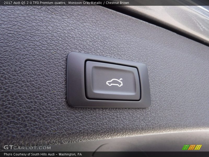 Monsoon Gray Metallic / Chestnut Brown 2017 Audi Q5 2.0 TFSI Premium quattro