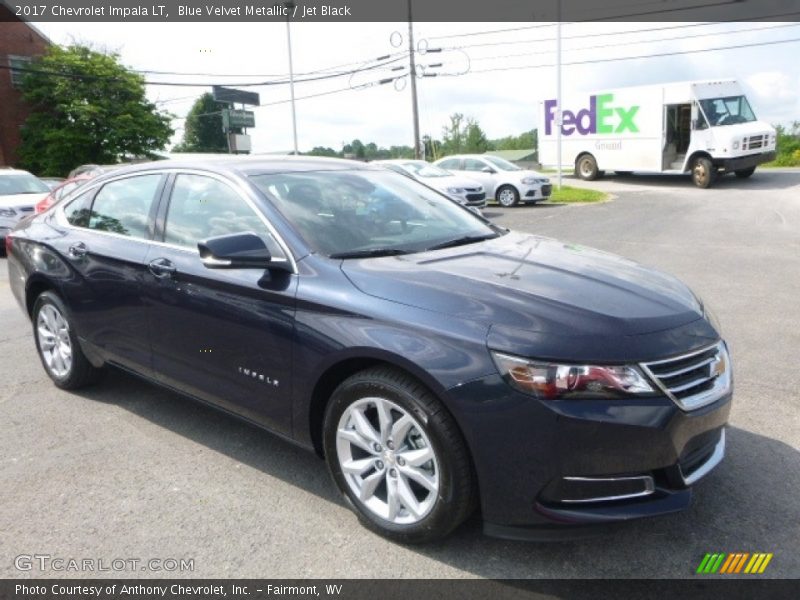 Blue Velvet Metallic / Jet Black 2017 Chevrolet Impala LT