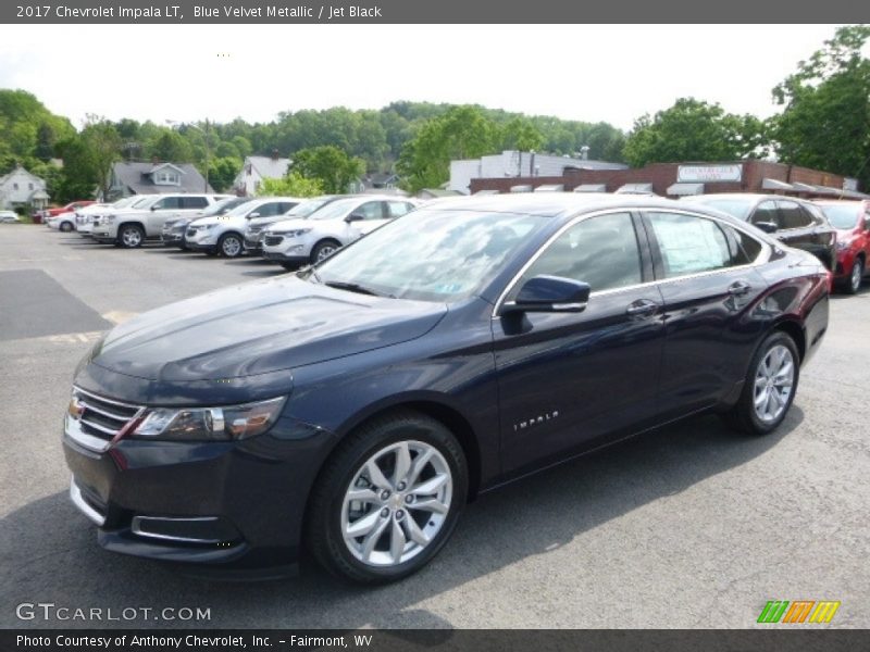 Blue Velvet Metallic / Jet Black 2017 Chevrolet Impala LT