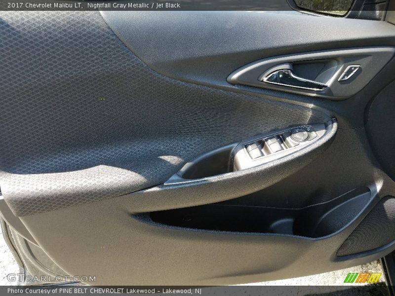 Nightfall Gray Metallic / Jet Black 2017 Chevrolet Malibu LT