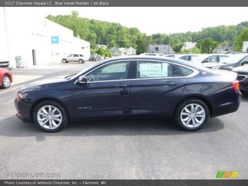 Blue Velvet Metallic / Jet Black 2017 Chevrolet Impala LT