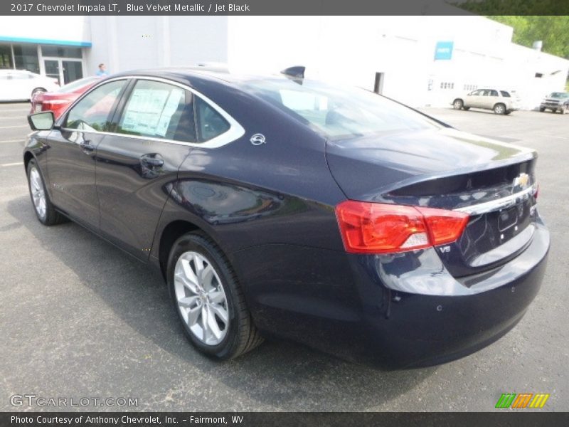 Blue Velvet Metallic / Jet Black 2017 Chevrolet Impala LT