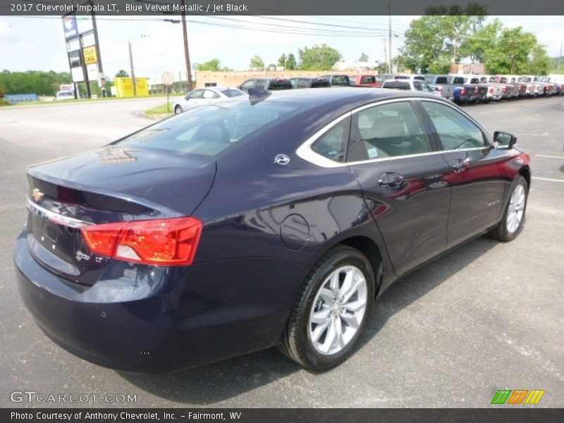 Blue Velvet Metallic / Jet Black 2017 Chevrolet Impala LT