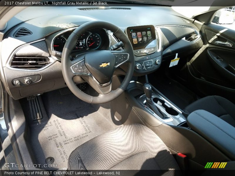 Nightfall Gray Metallic / Jet Black 2017 Chevrolet Malibu LT