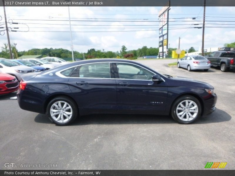 Blue Velvet Metallic / Jet Black 2017 Chevrolet Impala LT
